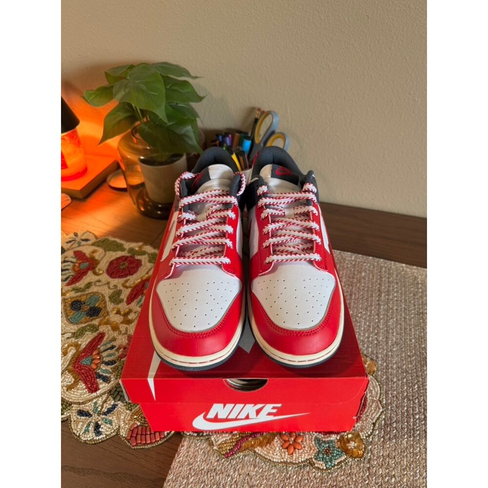 Nike Dunk Low Boston Red Sox White University Red Thunder Navy Blue IM2222 100 - Picture 3 of 9